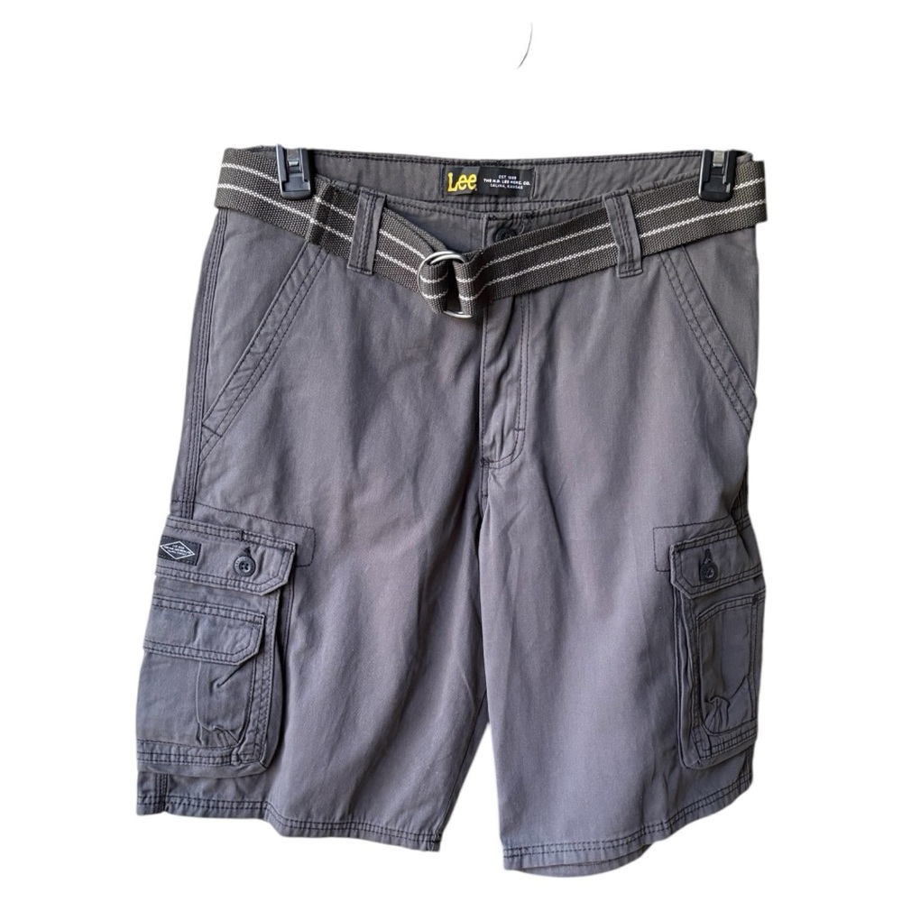 Lee Men's Gray Cargo Shorts Sz 32